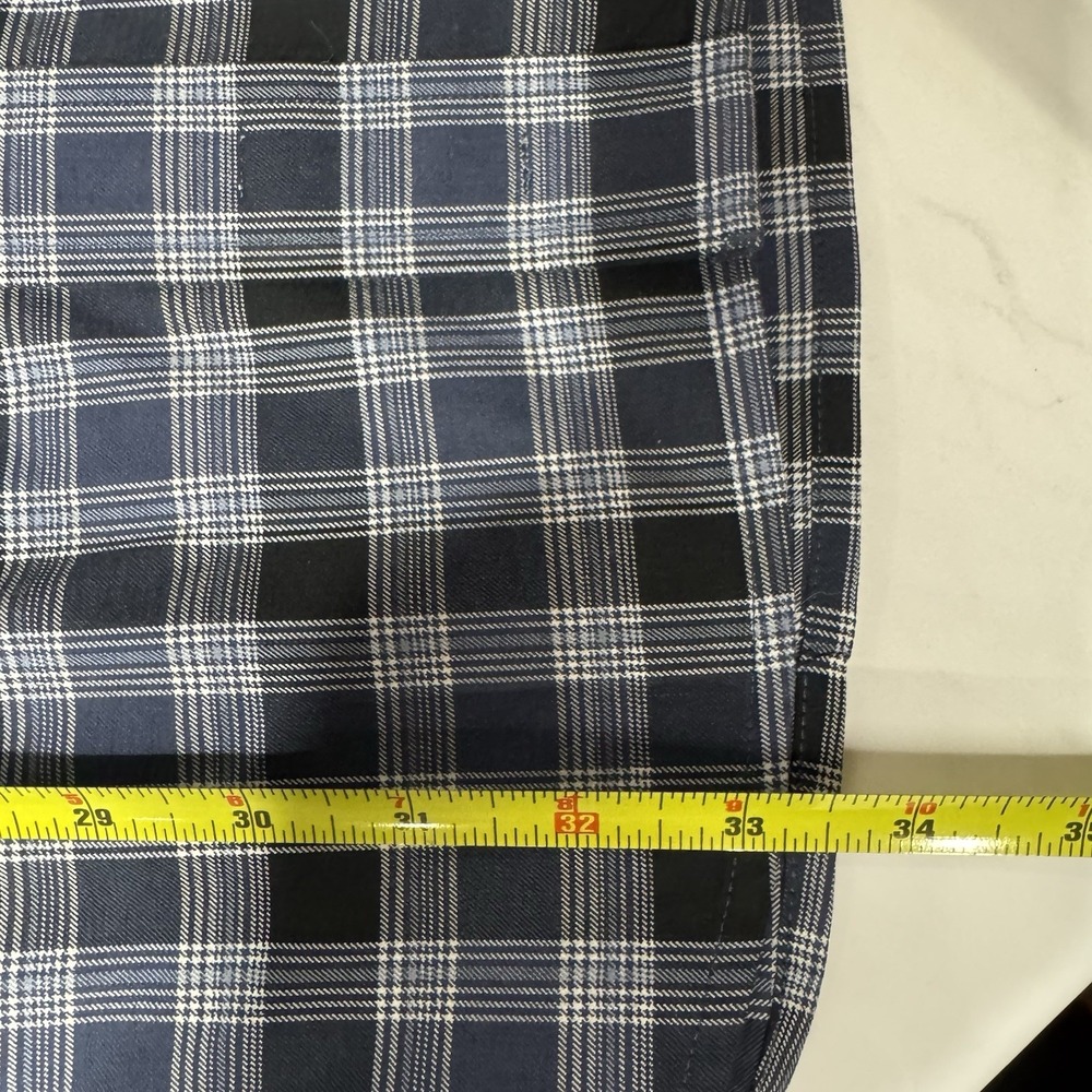Orvis Signature Twill Men's Button Down Shirt. Size XL Blue Plaid. 100% Cotton - Picture 12 of 12